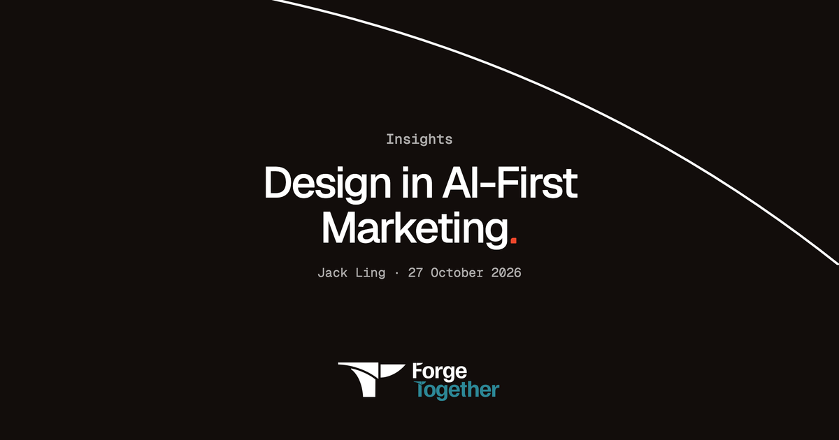 Design in AI-First Marketing, Insights